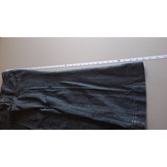 Vintage Maurices Denim Wide Leg Boot Cut Jeans Womens Size 11/12 R - Picture 8 of 9